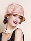 levne Svatební čelenka-Dámské Vintage / Party Sluneční klobouk - Jednobarevné