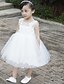 cheap Flower Girl Dresses-Ball Gown Tea Length Flower Girl Dress - Cotton / Lace / Tulle Sleeveless Jewel Neck with Lace by LAN TING Express