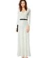 cheap Women&#039;s Dresses-Bella Women&#039;s Boho Pink / White / Black Dresses , Casual / Party V-Neck Long Sleeve