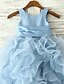 Χαμηλού Κόστους Λουλουδάτα φορέματα για κορίτσια-Πριγκίπισσα Μακρύ Φόρεμα για Κοριτσάκι Λουλουδιών Πομπή Χαριτωμένο φόρεμα χορού Οργάντζα με Ζώνη / Κορδέλα Κατάλληλο 3-16 ετών
