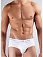 cheap Men&#039;s Briefs Underwear-Men&#039;s Basic Briefs Underwear - Normal, Solid Colored 1 Piece Low Rise White Black Gray S M L