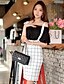 cheap Women&#039;s Skirts-Women&#039;s Ruched  Suspender Skirts , Elastic/Polyester Bodycon/Casual/Print/Work DABUWAWA
