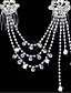 cheap Hair Jewelry-Women&#039;s Party Rhinestone Silver Plated Imitation Diamond Hair Jewelry Solid Colored / Alloy