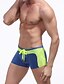 preiswerte Bademode für Herren-Herren Badeanzug BBikinihose Bademode Patchwork Gestreift Farbblock Weiß Schwarz Grün Purpur Fuchsie Badeanzüge Sport / 1 PC / Gitter / Sommer / 1 PC / Super Sexy