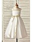 cheap Flower Girl Dresses-A-Line Ankle Length Flower Girl Dress Wedding Cute Prom Dress Tulle with Sash / Ribbon Fit 3-16 Years