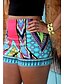 cheap Women&#039;s Pants-Women&#039;s Boho Casual/Print Print Multi-color Shorts Pants