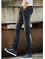 baratos Calças &amp; Calções para Homem-Homens Casual Algodão Jeans Calças - Sólido