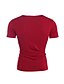 preiswerte Lässige T-Shirts für Herren-Herrn Solide - Chinoiserie Baumwolle T-shirt, Rundhalsausschnitt / Kurzarm