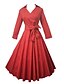 olcso Vintage ruhák-Női Vintage A-vonalú Ruha Egyszínű / Pöttyös Midi
