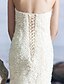 Χαμηλού Κόστους Βραδινά Φορέματα-Τρομπέτα / Γοργόνα Φανταχτερό Φόρεμα Επίσημο Βραδινό Μακρύ Αμάνικο Καρδιά Τούλι με Χάντρες 2024