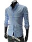 cheap Men&#039;s Shirts-Men&#039;s Cotton Shirt - Solid Colored