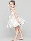 cheap Flower Girl Dresses-A-Line Short / Mini Flower Girl Dress Cute Prom Dress Polyester with Sash / Ribbon Fit 3-16 Years