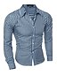 cheap Men&#039;s Shirts-Men&#039;s Work Business / Casual Cotton Shirt - Plaid Red L / Long Sleeve / Spring / Fall
