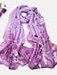 cheap Face Mask-Women&#039;s Party / Work Chiffon Rectangle Scarf - Floral Print / Blue / Purple / Gray / Pink