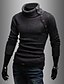 cheap Men&#039;s Sweaters &amp; Cardigans-Men&#039;s Long Sleeves Pullover - Solid Colored Turtleneck