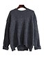 cheap Women&#039;s Sweaters-Women&#039;s Solid Red / Black / Gray Pullover , Casual Long Sleeve