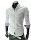 cheap Men&#039;s Shirts-Men&#039;s Cotton Shirt - Solid Colored