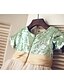 cheap Flower Girl Dresses-A-Line Floor Length Flower Girl Dress - Tulle / Sequined Short Sleeve Jewel Neck with Sequin / Sash / Ribbon / Flower by LAN TING BRIDE®