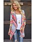 cheap Women&#039;s Sweaters-Women&#039;s Cotton Cardigan - Color Block, Flower