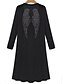 cheap Women&#039;s Outerwear-Women&#039;s Coat - Solid Color, Print Printing V Neck