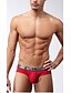 cheap Men&#039;s Briefs Underwear-Men&#039;s Super Sexy Briefs Underwear Solid Colored 1 Piece Purple Red Blue S M L