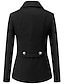 cheap Women&#039;s Coats &amp; Trench Coats-Winter Shirt Collar Wool / Others Black / Brown / Wine L / XL / XXL