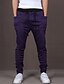 ieftine Pantaloni Sport-Bărbați Activ Pantaloni Sport Relaxat Pantaloni Stil Artistic Mată Lungime totală sportiv Casual Sport Bumbac Activ Zvelt Roșu Vin Negru Strech / Sfârșit de săptămână