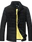 cheap Men&#039;s Outerwear-YS  Men&#039;s Stand Coats &amp; Jackets , Cotton Blend Long Sleeve Casual Pocket Winter