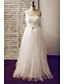 cheap Wedding Dresses-Wedding Dresses Floor Length A-Line Sleeveless Strapless Tulle With Ruffle 2023 Bridal Gowns