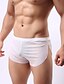 cheap Men&#039;s Briefs Underwear-Men&#039;s Briefs 1 PC Underwear Solid Colored Core Spun Yarn Super Sexy White Black Khaki M L XL