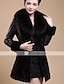 cheap Sherpa Jackets-Women&#039;s Coat Party Evening Shopping Dailywear Vintage Long Solid Colored Black XS / S / M