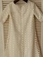 cheap Flower Girl Dresses-Sheath / Column Tea-length Flower Girl Dress - Lace Half Sleeve Scoop with
