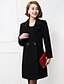 cheap Women&#039;s Coats &amp; Trench Coats-Women&#039;s OL Vogue Lapel Long Sleeve Straight All Match Coat