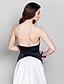 cheap Evening Dresses-A-Line Elegant Formal Evening Black Tie Gala Dress Sweetheart Neckline Sleeveless Court Train Satin with 2020