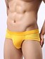 cheap Men&#039;s Briefs Underwear-Men&#039;s 1 Piece Basic Briefs Underwear - Petite, Striped Low Rise White Black Yellow L XL XXL