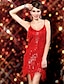 cheap Latin Dancewear-Latin Dance Dress Tassel Women&#039;s Performance Sleeveless Spandex