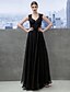 cheap Evening Dresses-A-Line Minimalist Open Back Holiday Cocktail Party Formal Evening Dress Sweetheart Neckline Sleeveless Floor Length Chiffon with Lace Criss Cross 2021