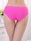 cheap Panties-Women&#039;s Cotton Sexy Briefs Solid Colored Pink Light Blue Watermelon One-Size