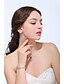 cheap Jewelry Sets-Women&#039;s Cubic Zirconia Rhinestone Wedding Party Special Occasion Anniversary Birthday Engagement Gift Daily Silver Alloy Earrings
