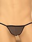 cheap Men&#039;s Exotic Underwear-Men&#039;s Cotton / Polyester Solid Colored Black Red