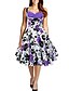 cheap Vintage Dresses-Women&#039;s Loose Sleeveless Print Pleated Summer Strap Vintage Party Cotton Purple Red Blue S M L XL XXL