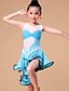 abordables Tenues de danse enfants-Danse latine Robes et Jupes Entraînement Utilisation Fibre de Lait Cristaux / Stras Volants Sans Manches Robe
