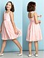 cheap Junior Bridesmaid Dresses-A-Line Knee Length Scoop Neck All Over Floral Lace Junior Bridesmaid Dresses&amp;Gowns With Lace Mini Me Kids Wedding Guest Dress 4-16 Year