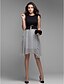 cheap Print Dresses-Women&#039;s Plus Size Going out A Line Dress - Polka Dot Spring White Blue XL XXL XXXL