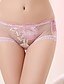 voordelige Sexy lingerie-Katoen / Kant Kant, Jacquard Jongensonderbroek / slip / Ultrasexy slip / Naadloos Dames Medium Taille