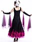 cheap Ballroom Dancewear-Ballroom Dance Dresses Women&#039;s Performance Spandex / Crepe Ruffles / Crystals / Rhinestones / Paillette Dress / Neckwear / Bracelets / Modern Dance
