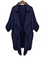 voordelige Damestrenchcoats-Dames Modieus Trenchcoat Effen Klassiek