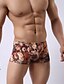 abordables Ropa interior y calcetines de hombre-Hombre Estampado Boxers Cortos Floral Tiro Medio Rosa Azul M L XL