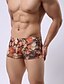 voordelige Herenslips Ondergoed-Heren Print Boxer shorts Bloemen Medium taille Roze Blauw M L XL