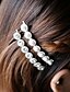 cheap Women&#039;s Hair Accessories-Women&#039;s Cute Party Imitation Pearl Rhinestone Alloy Hair Clip - Solid Colored